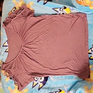 Women's (M) Jennifer Lopez Cut-Out Sleeves Studded Blouse